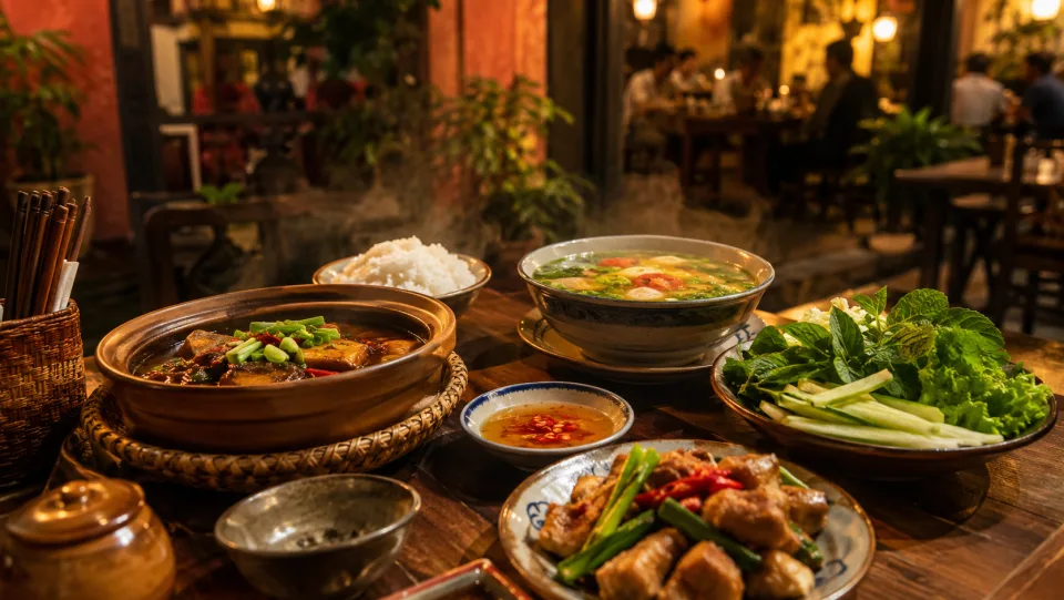 Toàn cảnh quán ăn